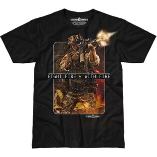 Pánské tričko 7.62 Design® Fight Fire With Fire - černé